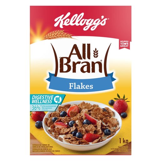 Kellogg's - All Bran Flakes Cereal 1kg