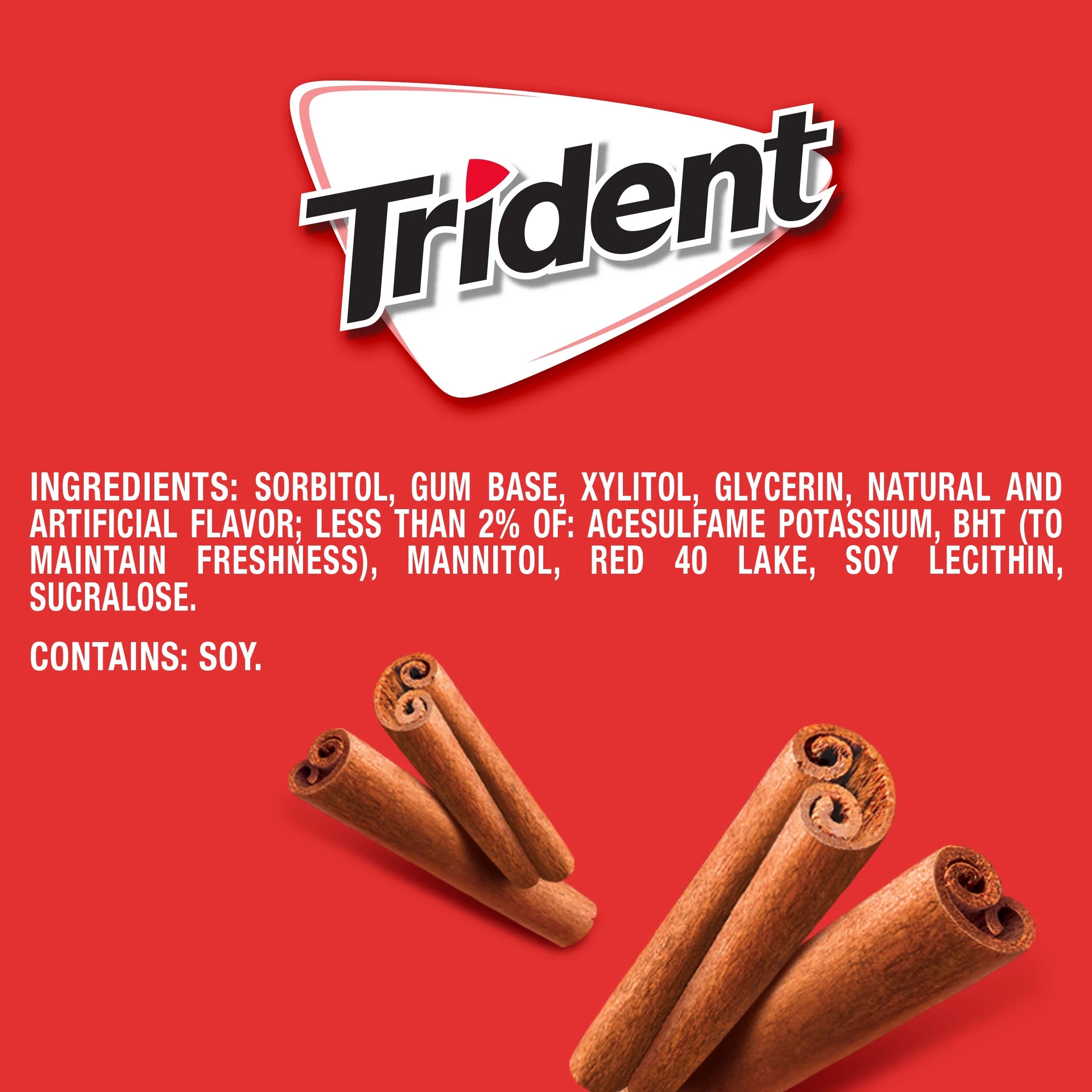 Trident - Cinnamon 14 Sticks Each Tray