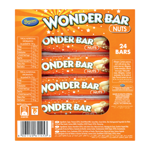 Beacon - Wonder Bar Nut Chocolate 23g (BB 10/09/2026)
