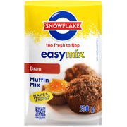 Snowflake - Easy Mix Bran Muffin Mix 1kg Makes 24