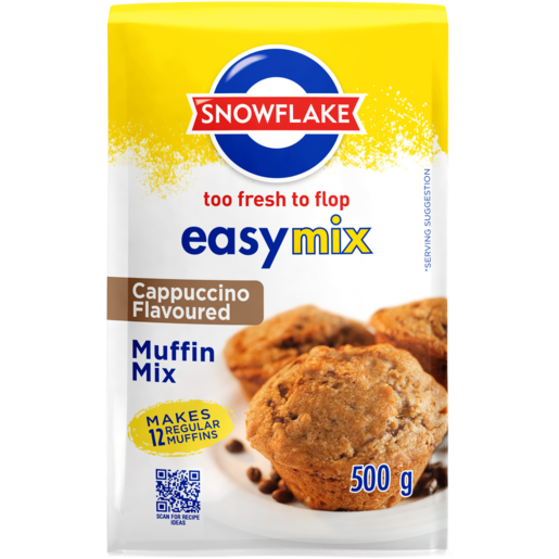 Snowflake - Easy Mix Cappuccino Muffin Mix 500g Makes 12