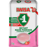 Iwisa - Instant Porridge Strawberry 1kg (BB 16/03/2026)