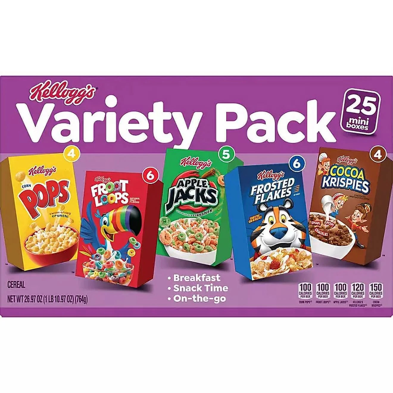 Kellogg's - Assorted Cereal Variety 5 Pack