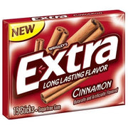Extra - Long Lasting Flavor Cinnamon SugarFree Gum 15 Sticks (BB 11/05/2026)