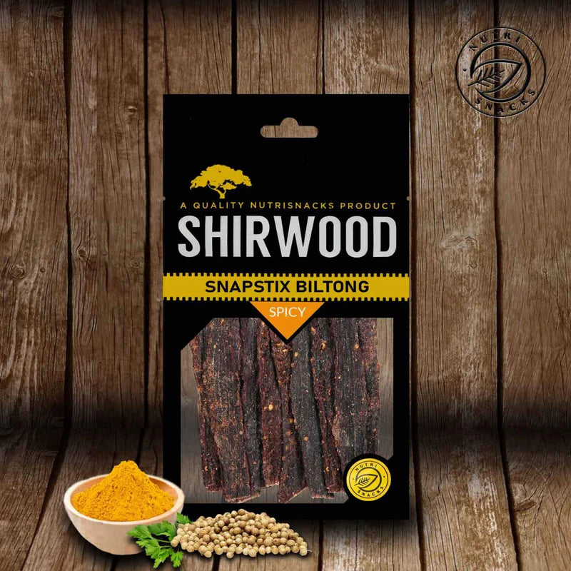 Shirwood - Snapstix Spicy Biltong 45g