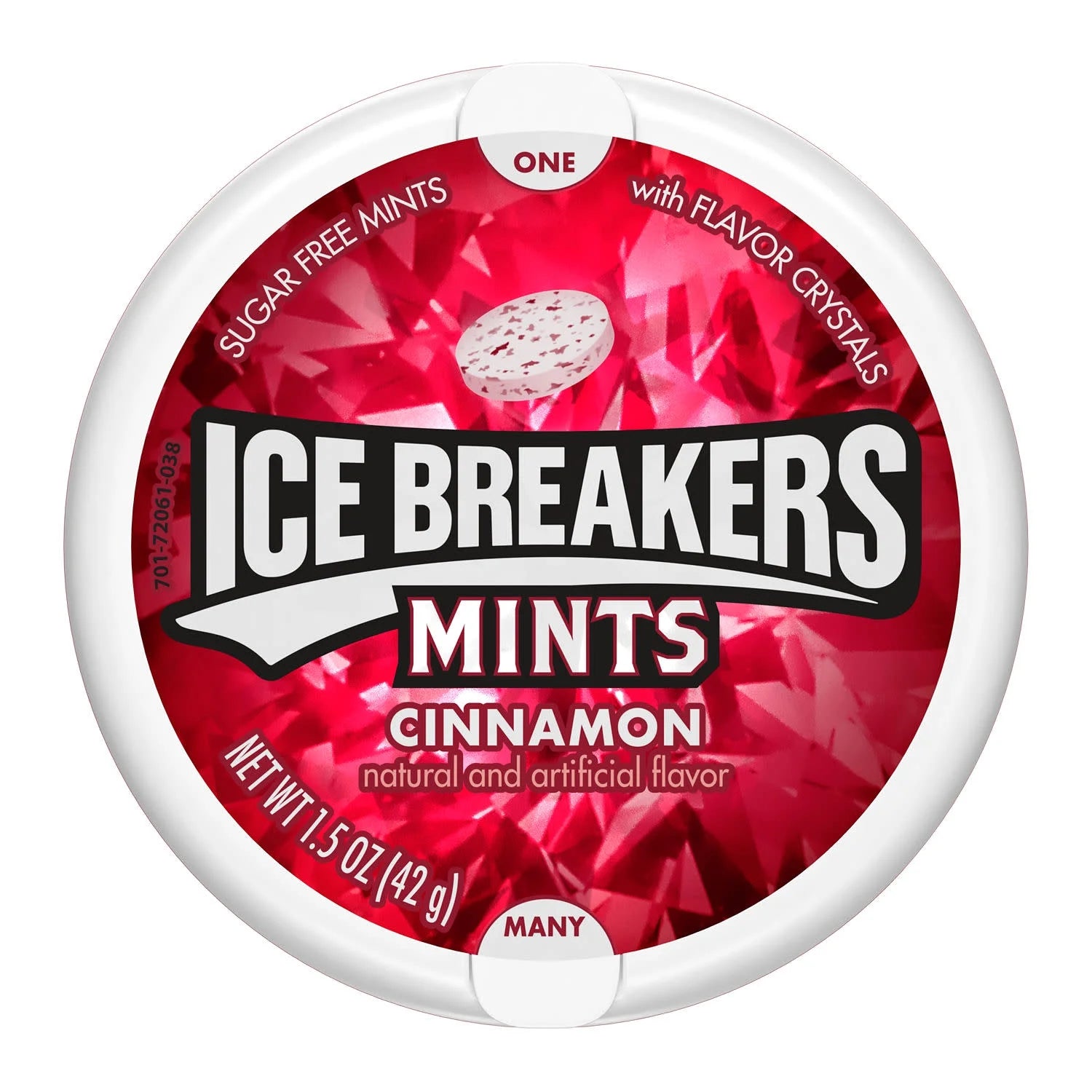 ICE BREAKERS - Cinnamon Sugar Free Breath Mints 42g