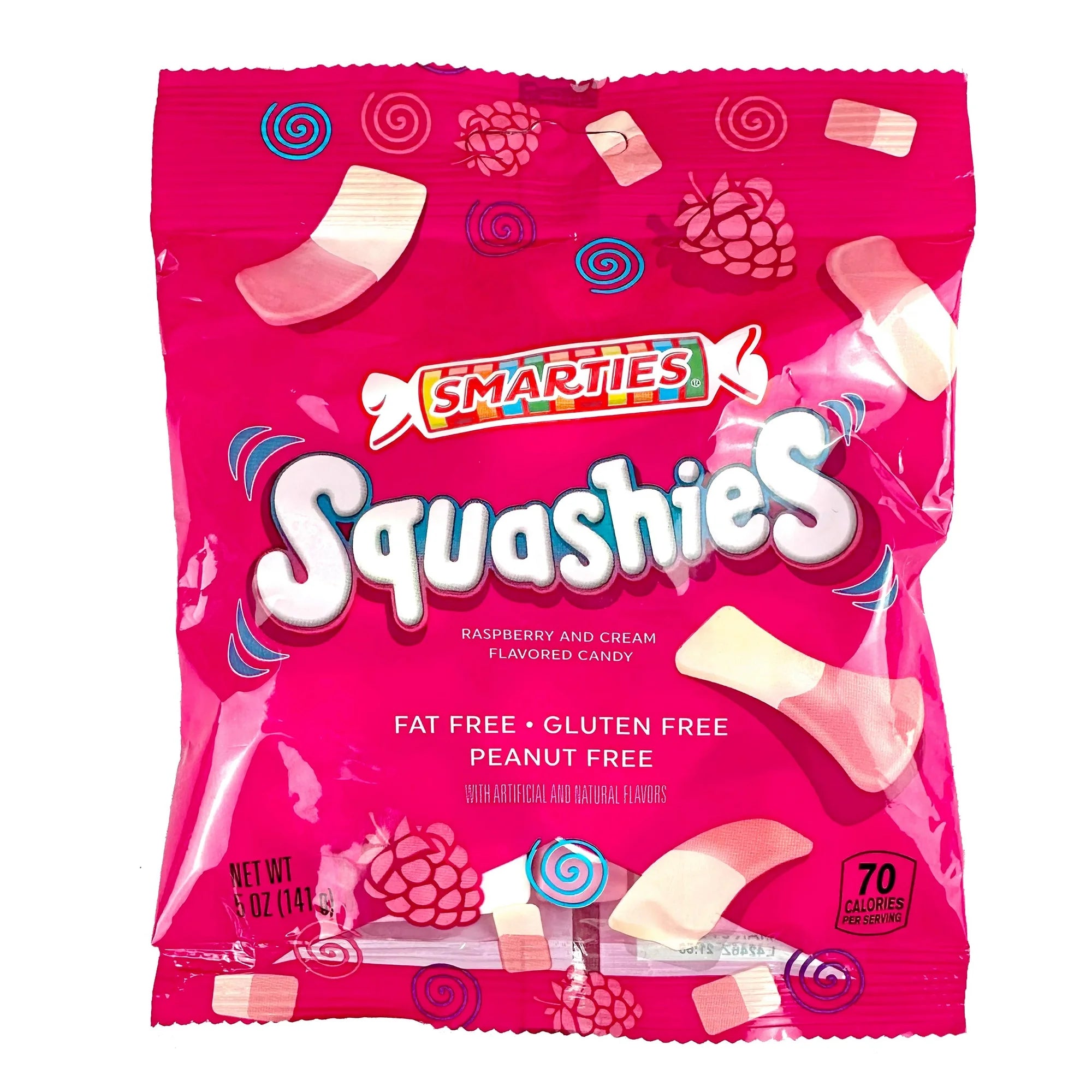 Smarties - Squashies Single Peg Bag Allergen Free Gummy Candy