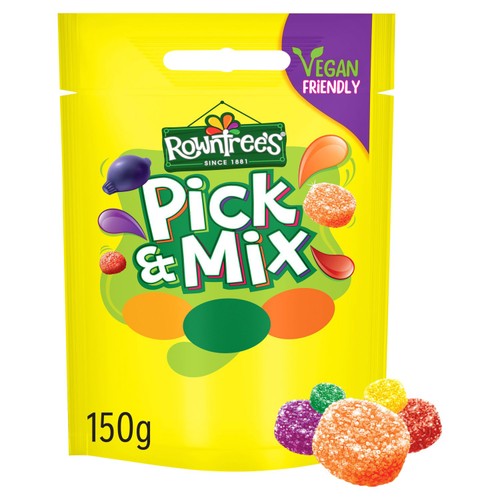 Rowntree's - Pick & Mix Vegan Friendly Sweets Sharing Bag 120g
