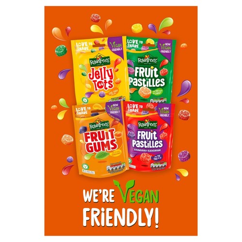 Rowntree's - Fruit Gums Vegan Friendly Sweets Sharing Bag 120g