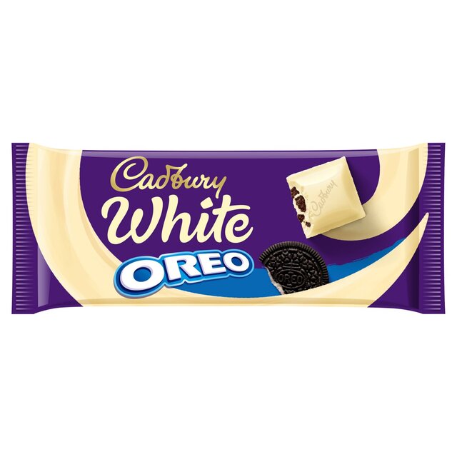 Cadbury - Oreo White Chocolate Bar 120g (BB 01/01/2026)