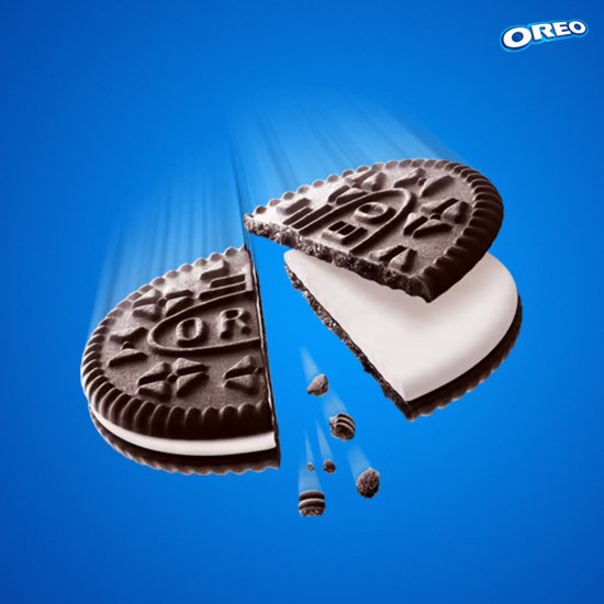 Oreo - Crunchies Cookies Chocolate Cocoa with Vanilla Cream Filling 110g