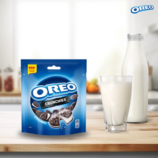 Oreo - Crunchies Cookies Chocolate Cocoa with Vanilla Cream Filling 110g
