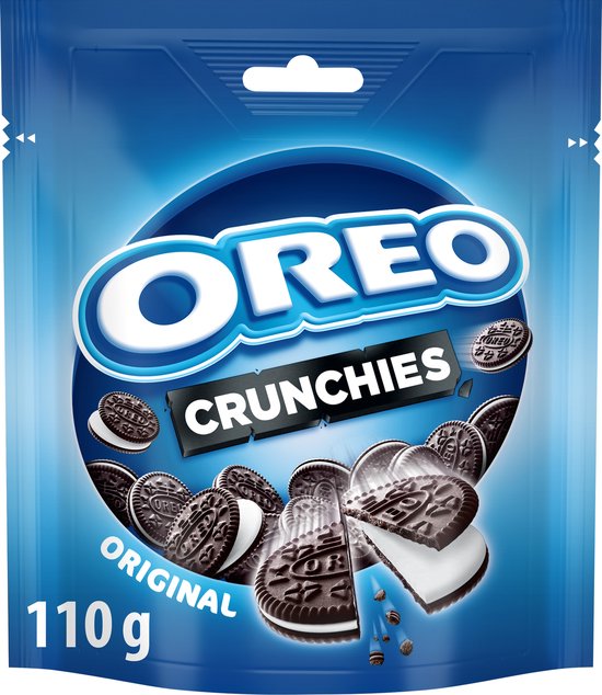 Oreo - Crunchies Cookies Chocolate Cocoa with Vanilla Cream Filling 110g