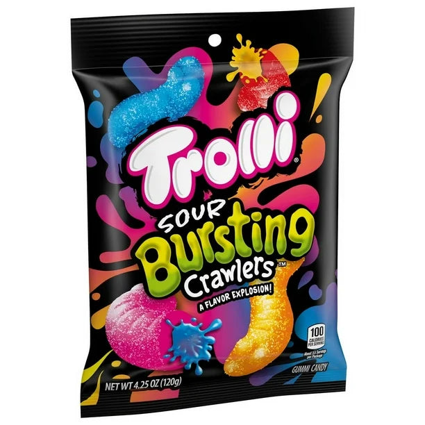 Trolli - Bursting Crawlers 4.25 oz Peg Bag