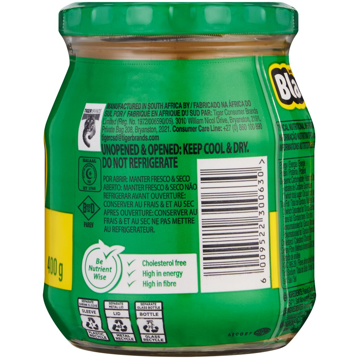 Black Cat - Crunchy Peanut Butter 400g (BB 20/12/2025)