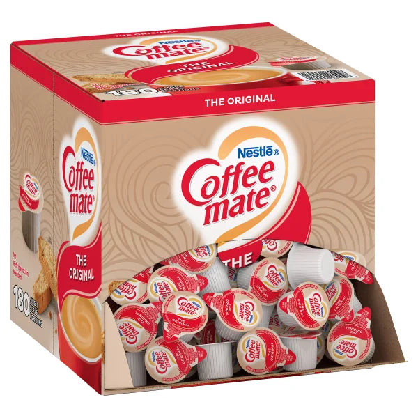 Nestle - Coffee mate Coffee Creamer Liquid Creamer Singles, No Refrigeration, Pack of 180