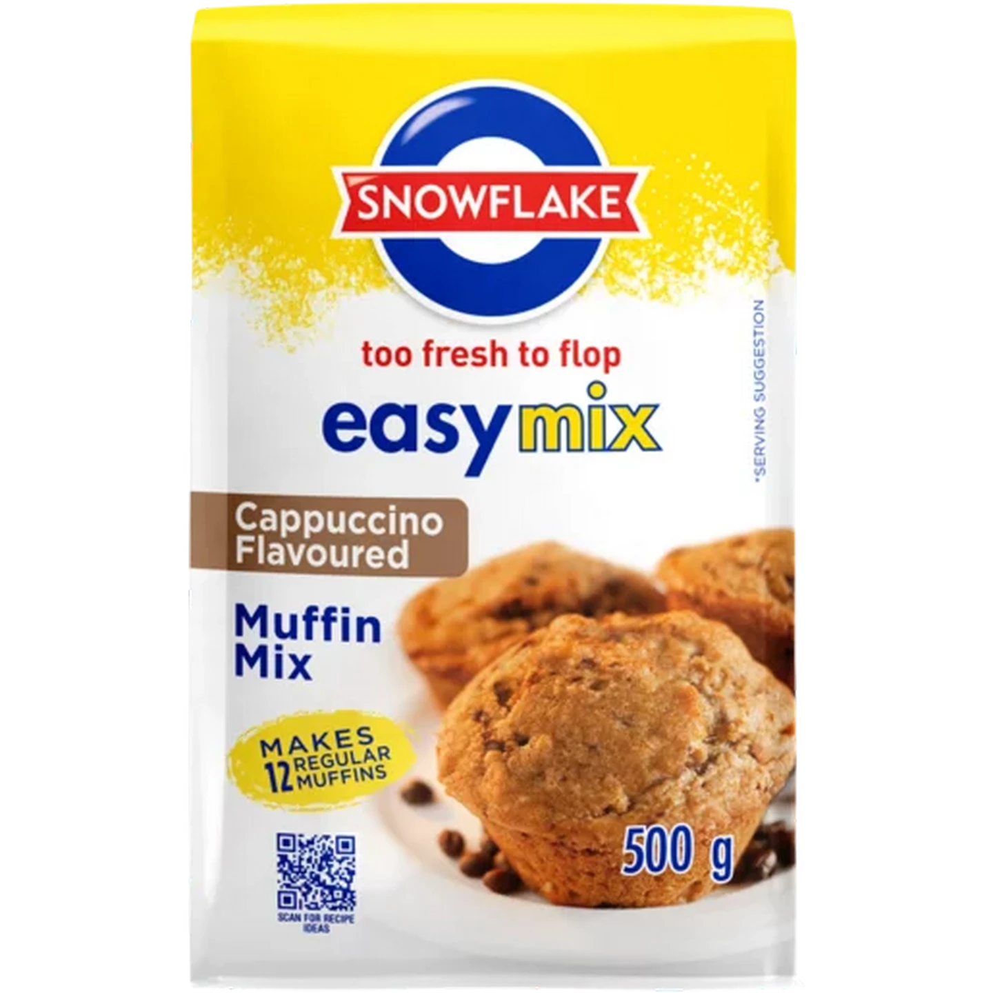 Snowflake - Easy Mix Cappuccino Muffin Mix 500g Makes 24