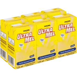 Danone - Ultra Mel Vanilla Flavoured Mini Custard 6 x 125ml