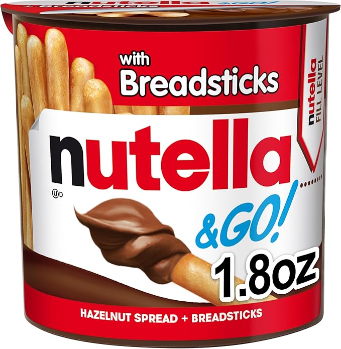 Nutella & GO - Hazelnut and Cocoa Spread with Breadsticks Snack Cup