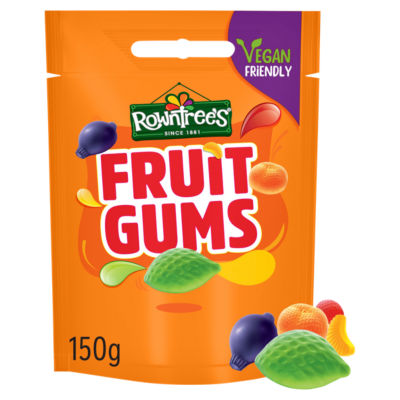 Rowntree's - Fruit Gums Vegan Friendly Sweets Sharing Bag 120g
