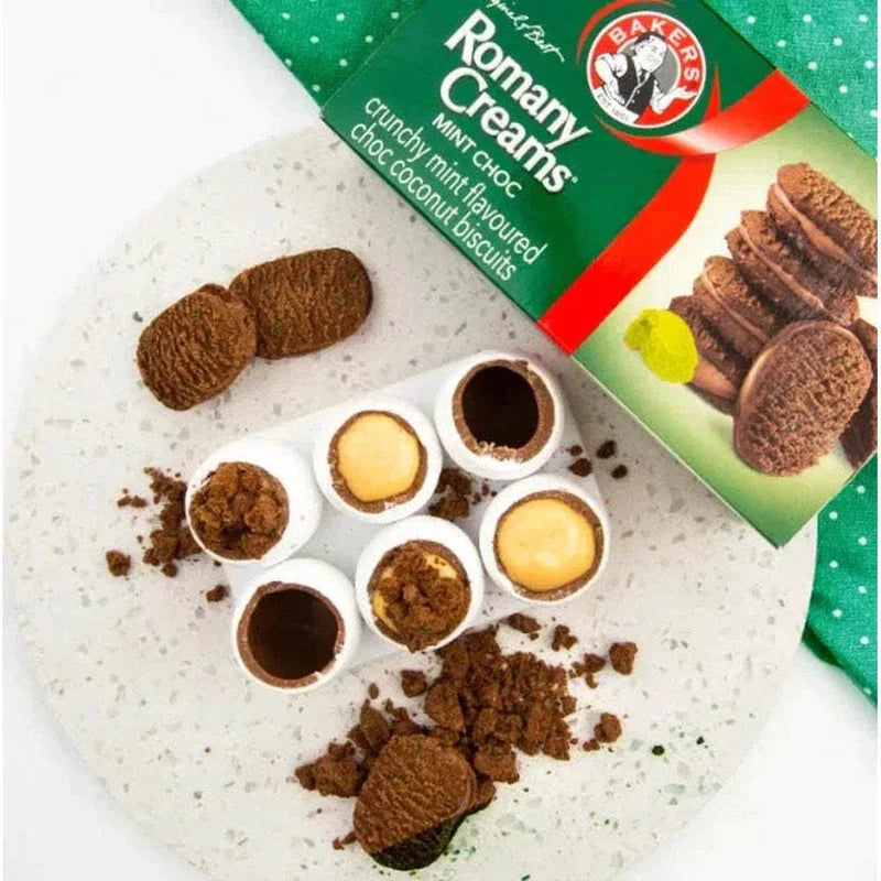Bakers - Romany Creams Choc Coconut Mint Biscuits 200g