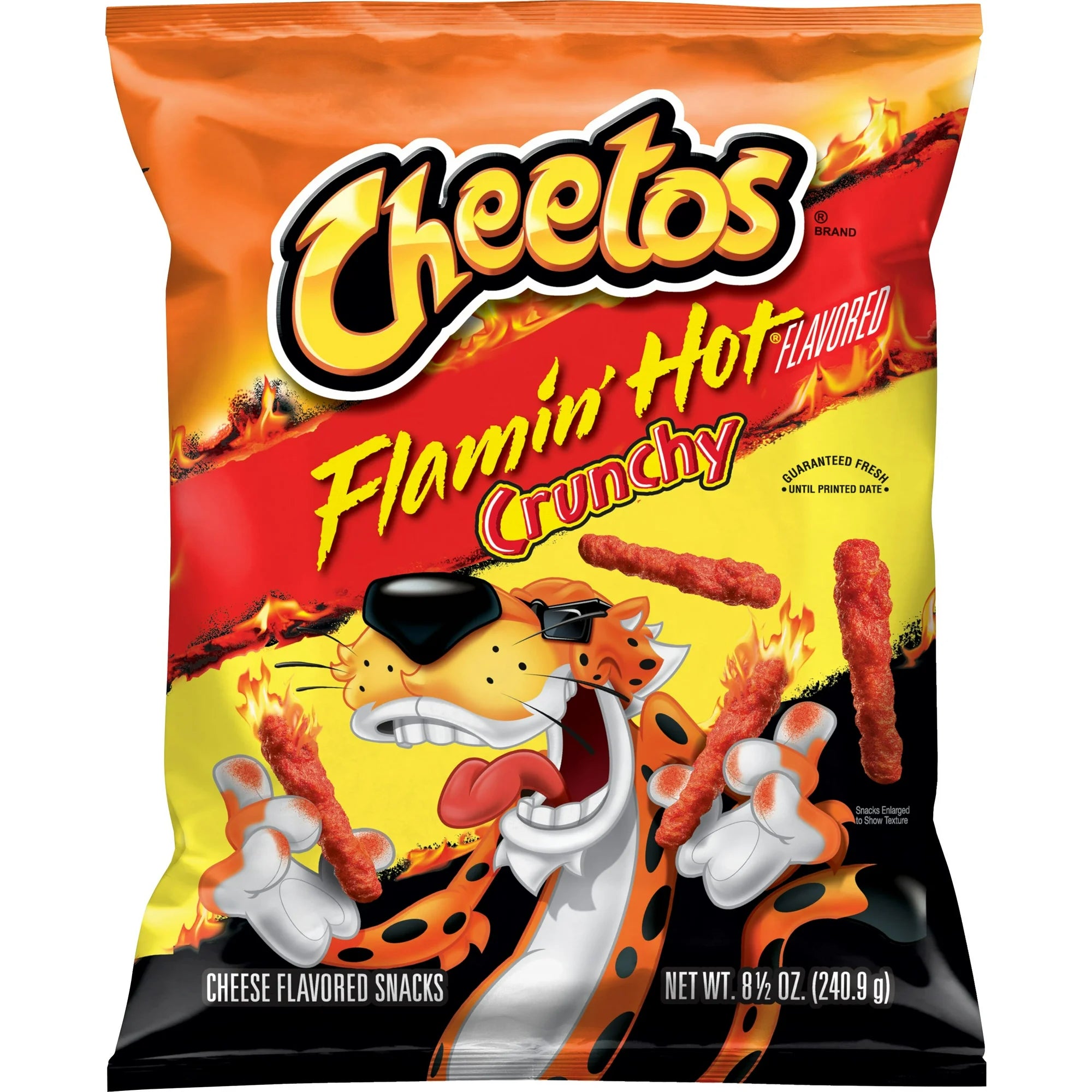 Cheetos - Crunchy Cheese Flamin' Hot Flavored Snacks, 8.5 oz