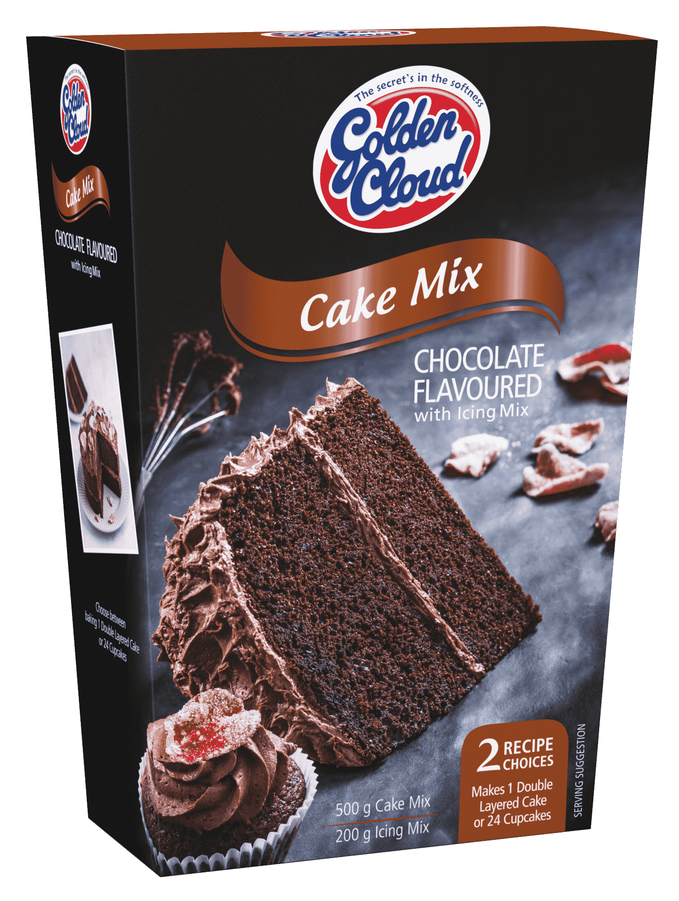 Golden Cloud - Cake Mix & Icing Chocolate 800g
