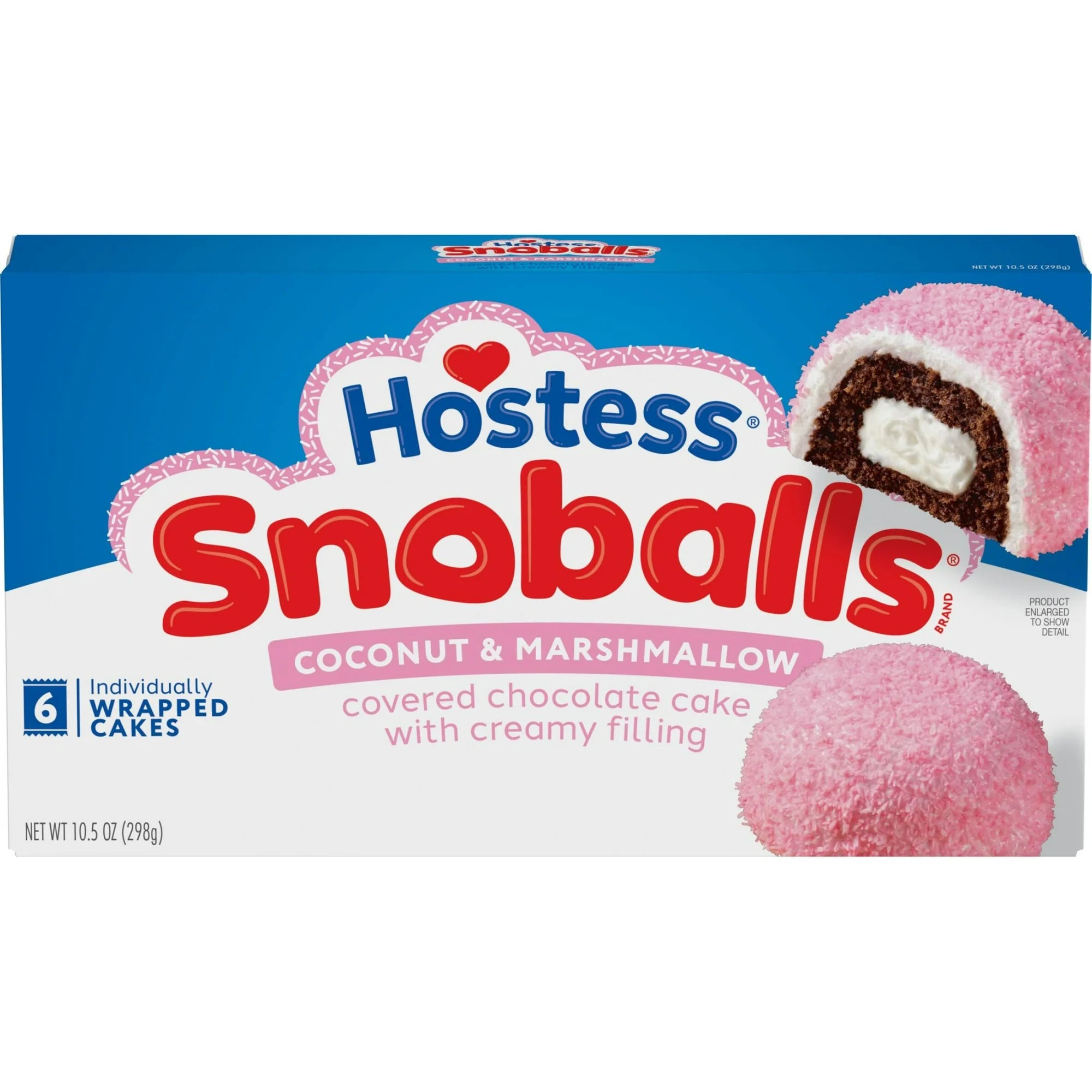 Hostess - Snoball Snowball Coconut and Marshmellow Creamy Filling 2  Count