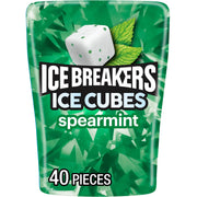 ICE BREAKERS - Ice Cubes Spearmint Flavoured Sugar Free Chewing Gum Bottles