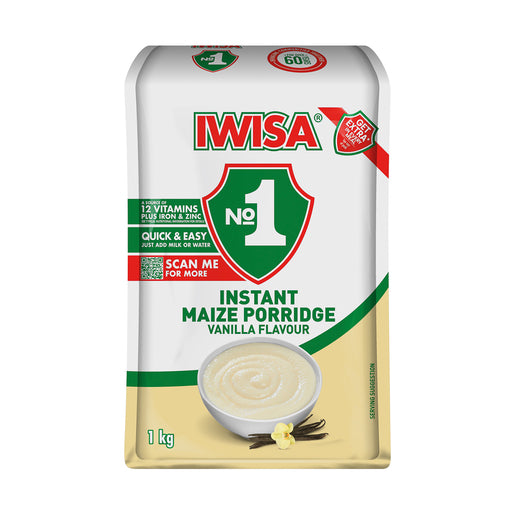 Iwisa - Instant Porridge Vanilla 1KG
