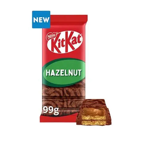 Nestle - KitKat Hazelnut Chocolate Bar 99g