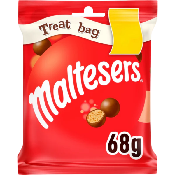 Maltesers - Milk Chocolate & Honeycomb Bites Treat Bag 68g (BB 22/02/2026)