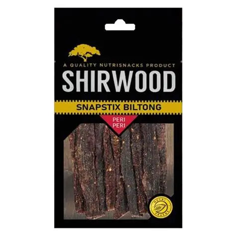 Shirwood - Snapstix Biltong Peri Peri 80g Pack