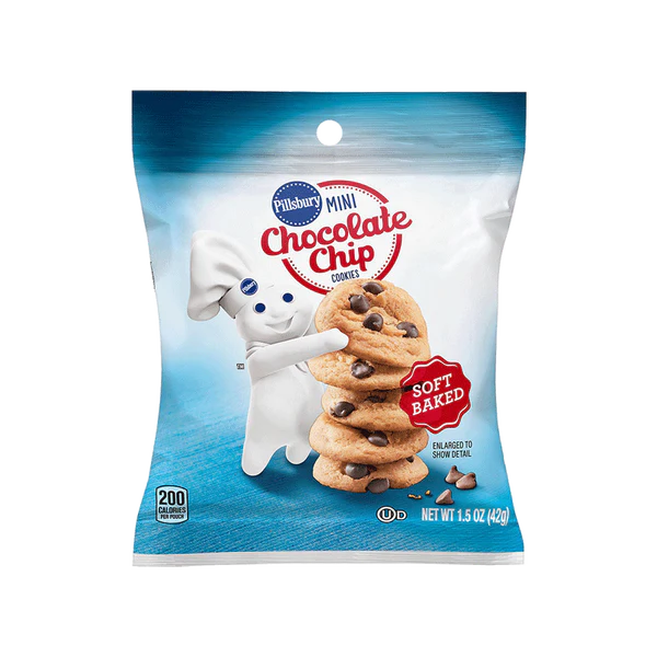 Pillsbury - Soft Baked Mini Chocolate Chip Cookies 4 Count