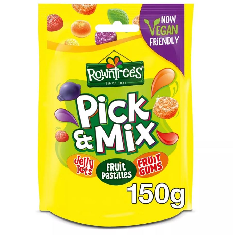 Rowntree's Pick & Mix Vegan Friendly Sweets Sharing Bag 120g
