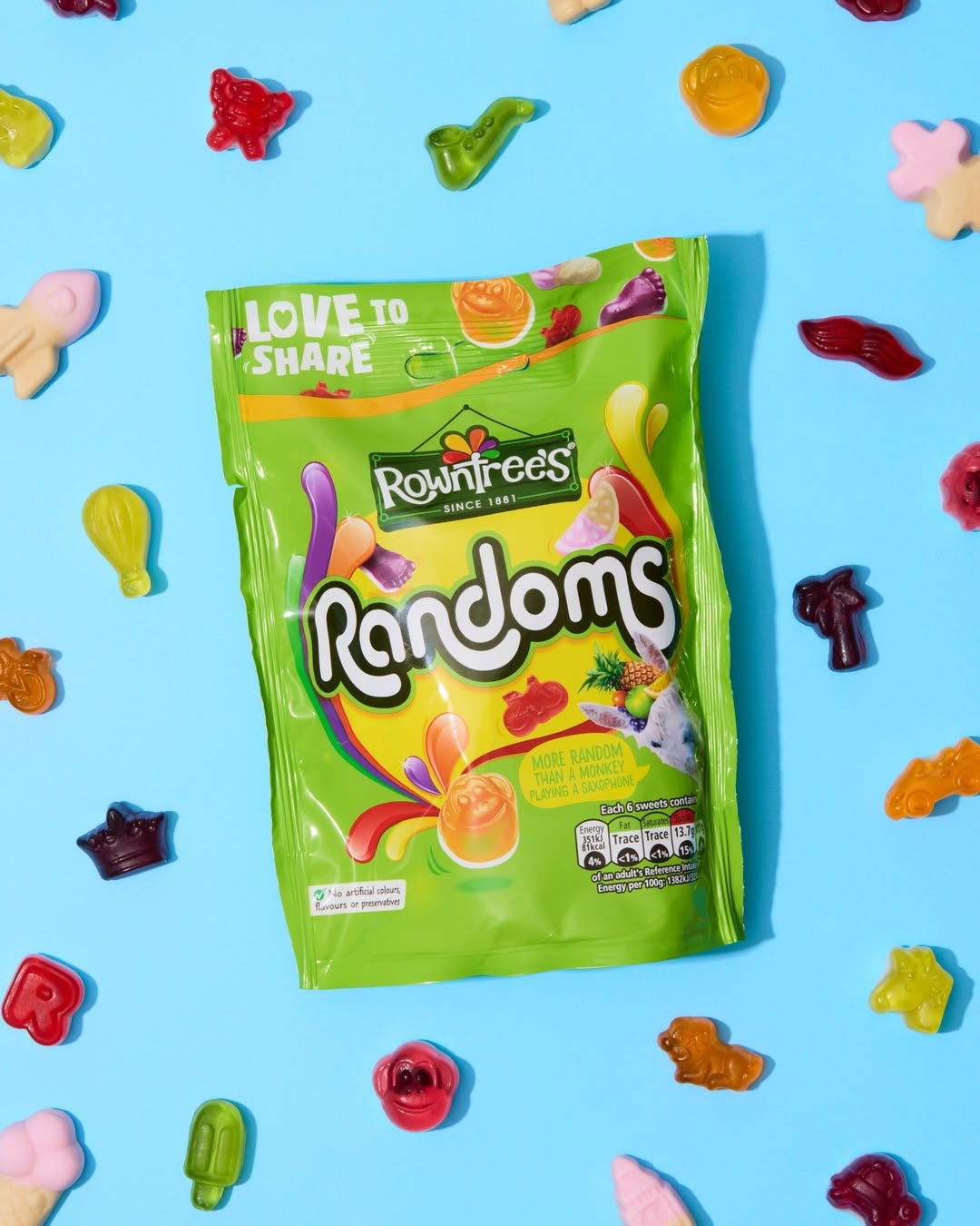 Rowntree's - Randoms Sweets Sharing Bag 150g