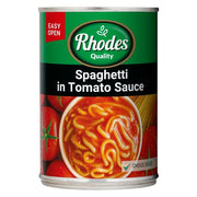 Rhodes - Spaghetti In Tomato Sauce 410g [ BB 08 / 12 /2027