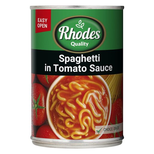 Rhodes - Spaghetti In Tomato Sauce 410g