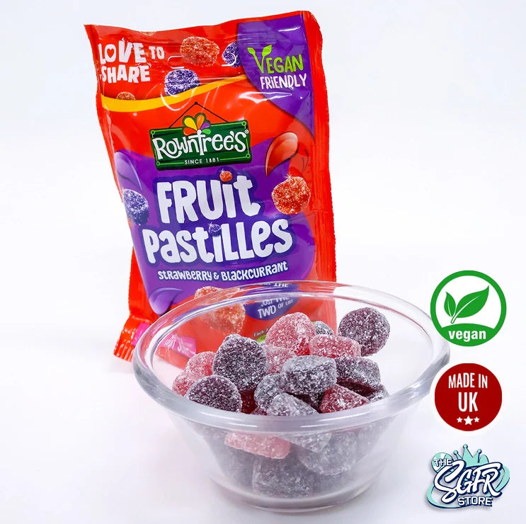 Rowntree's - Fruit Pastilles Strawberry & Blackcurrant Sharing Pouch 143g