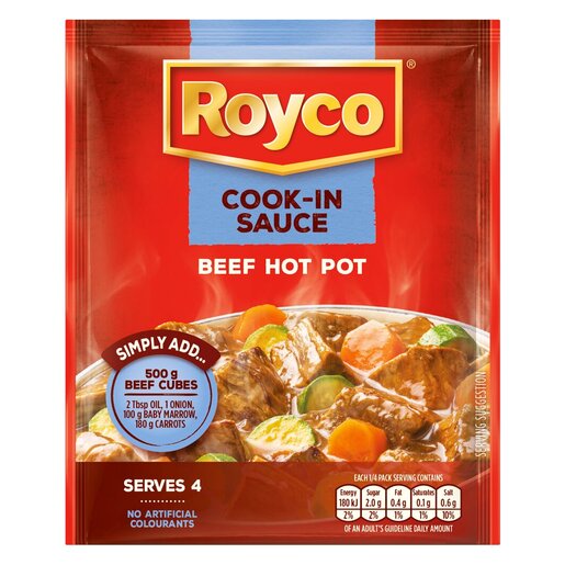 Royco - Cook In Sauce Beef Hot Pot 4 x serves 48g