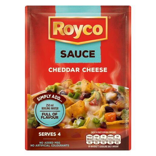 Royco - Cheddar Cheese Sauce 4 x serves 38g