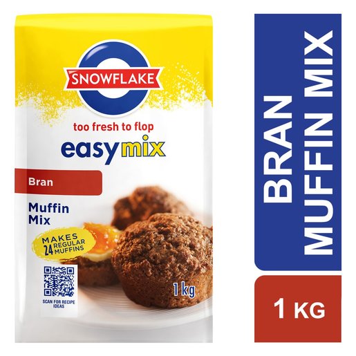 Snowflake - Easy Mix Bran Muffin Mix 1kg Makes 24