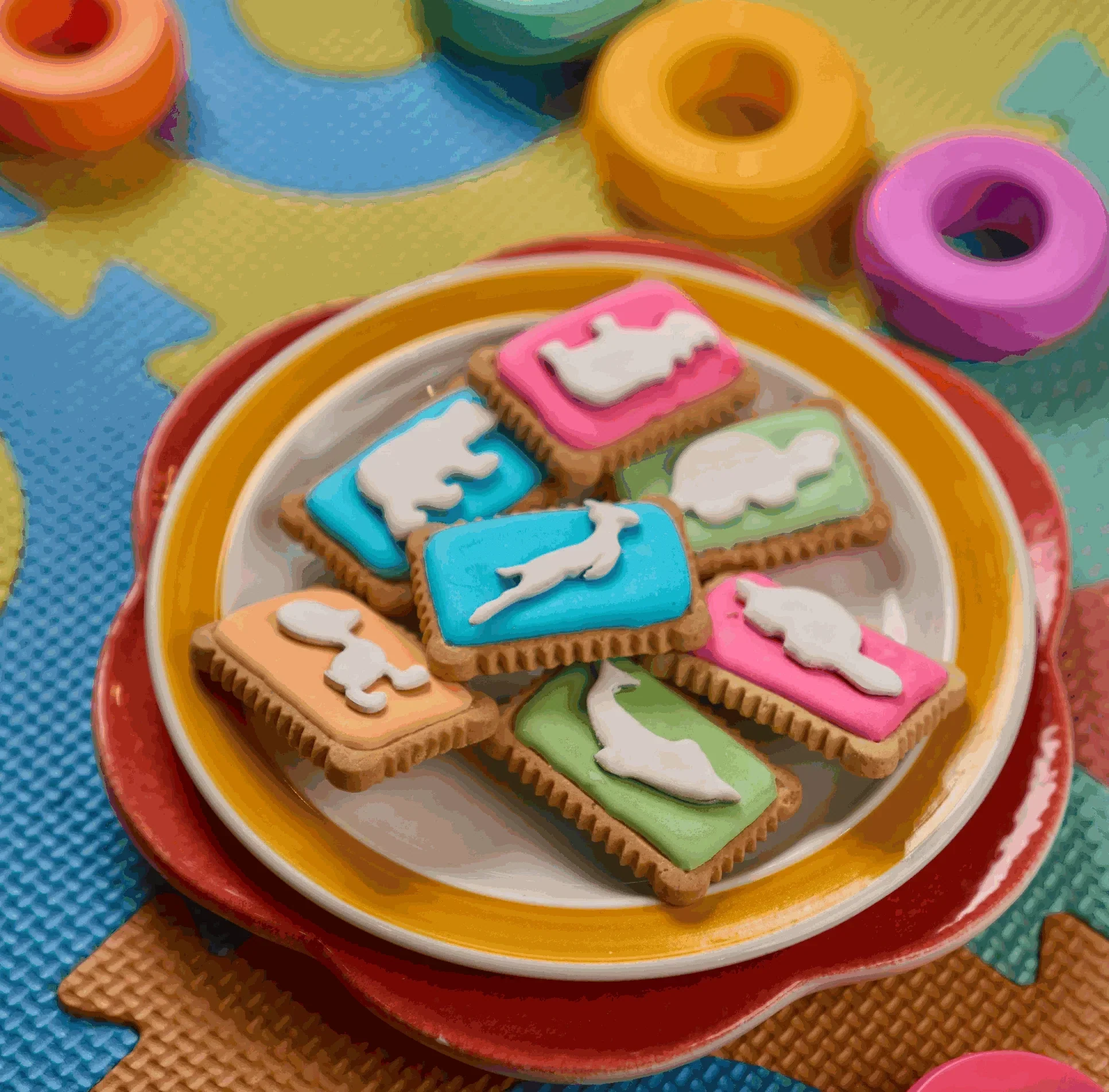 Bakers - Zoo Iced Biscuits Kidz Zone 150g