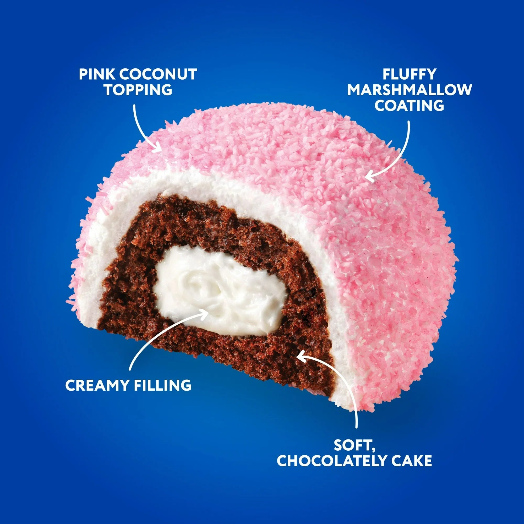Hostess - Snoball Snowball Coconut and Marshmellow Creamy Filling 2  Count