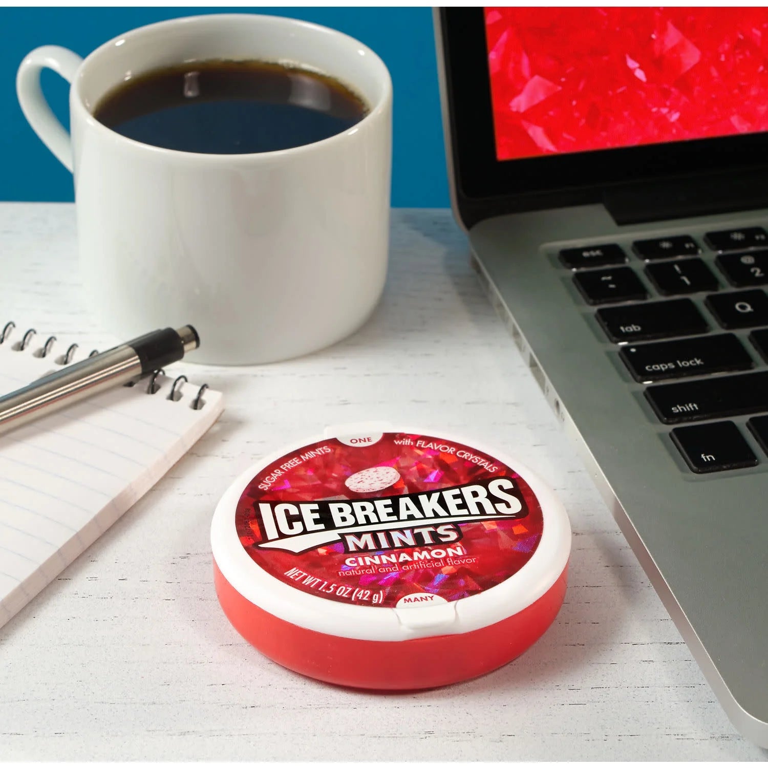ICE BREAKERS - Cinnamon Sugar Free Breath Mints 42g