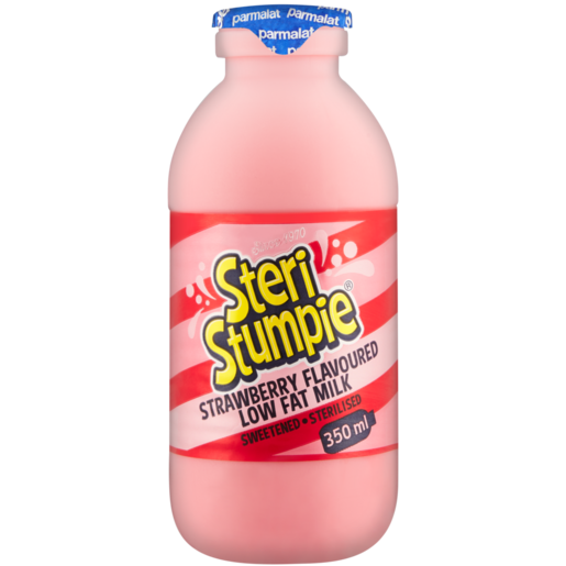 Steri Stumpie - Strawberry  Flavoured Low Fat Milk 350ml