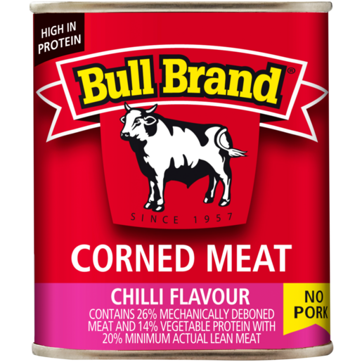 Bull Brand - Chilli Flavoured Corned Meat Can 300g