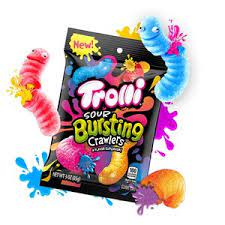 Trolli - Bursting Crawlers 4.25 oz Peg Bag