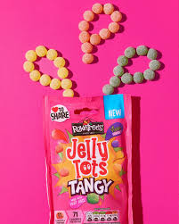 Rowntree's - Jelly Tots Tangy Sweets Sharing Bag 140g