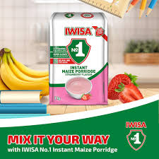 Iwisa - Instant Porridge Strawberry 1kg (BB 16/03/2026)